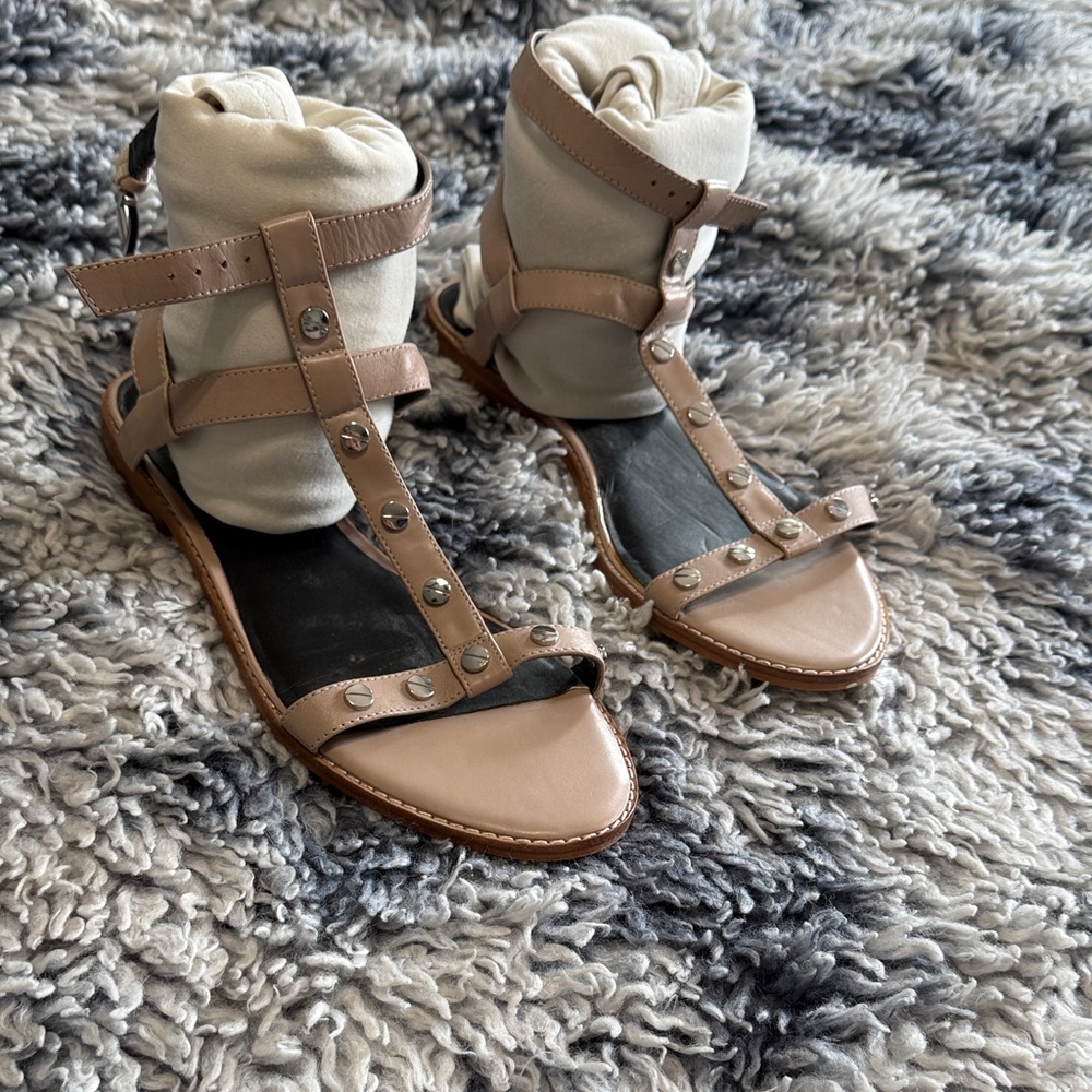 ⭐️3/$25⭐️ Rebecca minkoff studded gladiator flat Sandals for Women - Picture 1 of 6